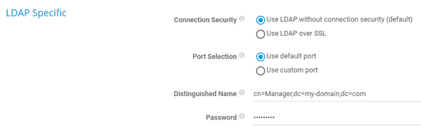 LDAP Specific